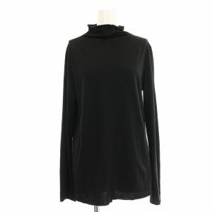 23AW ウールジャージー 531-3260930 ハイネック カットソー 長袖 38 黒 ブラック /G