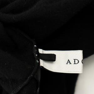 ADORE 23AW ウールジャージー 531-3260930 ハイネック カットソー 長袖 38 黒 ブラック /G