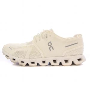 Cloud5 クラウド5 ランニングシューズ ジョギング ローカット 厚底 ロゴ US7 24cm 白
