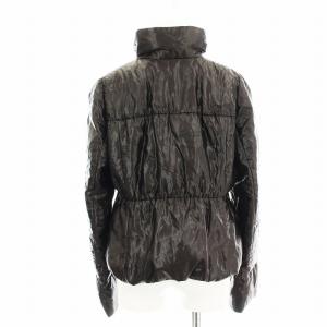 Leilian ダウンジャケット 0705435 スタンドカラー ブルゾン 11 茶 ブラウン /G