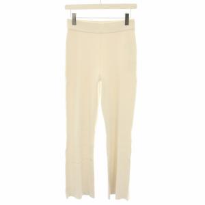 21SS ダイナービーリブ Diner B RIB パンツ イージーパンツ ニットパンツ 38 アイボリー