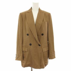 17SS マスタールーム MASTERLOOM ピークドWジャケット テーラードジャケット ダブル 36