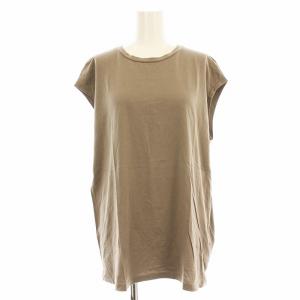 21SS loosey クルーネックタンクトップ 21070500412010 カットソー グレージュ