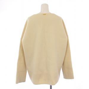 MUSE de Deuxieme Classe ニット セーター 長袖 Vネック ウール カシミヤ F アイボリー /BM
