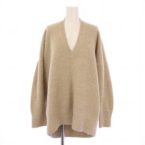 ウールカシミヤVネックニット セーター 長袖 F ベージュ 16080500910030 /BM