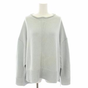ミューズ ドゥーズィエム クラス 21AW OLBIA クルーネック プルオーバー ニット カシミヤシルクブレンド 長袖 緑 グリーン F IBO70 ミューズ ドゥーズィエム クラス MUSE de Deuxieme Classe 21AW