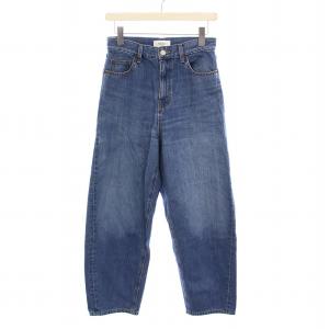 23AW マチ付きカーブワイドデニムパンツ ジーンズ 0 ブルー 09WFP235001 /YM