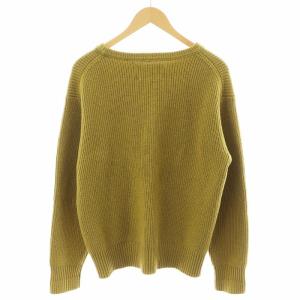 MHL. ニット セーター 長袖 ウール M 黄 イエロー 596-0260550 /AN29