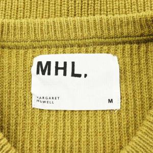MHL. ニット セーター 長袖 ウール M 黄 イエロー 596-0260550 /AN29