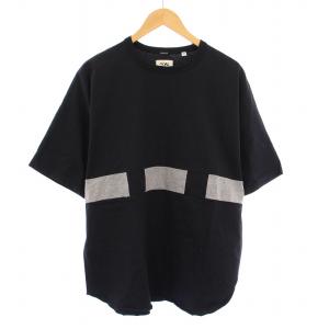 OOAL Tシャツ 半袖 クルーネック S 黒 ブラック グレー /BB