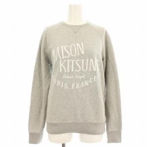 FW15U705 スウェット トレーナー 長袖 ロゴ プリント  XXS グレー /KU