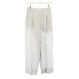 タグ付き CRアンバーリネンPT ワイドパンツ 36 グリーン CH205185ER /KH