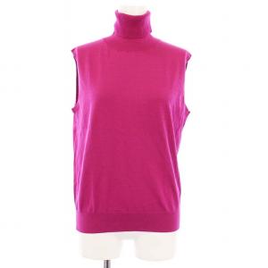 RONHERMAN別注 Light Silk Cotton ノースリーブニット カットソー タートルネック