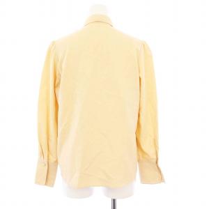 Drawer ピコカット フリルシャツ ブラウス 長袖 36 ベージュ 6521-299-0578 /KH