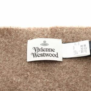 Vivienne Westwood オーブ マフラー ウール ブラウン