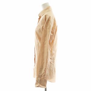 Finamore シャツ ブラウス 長袖 コットン 44 ピンクベージュ FNL23SS0075 /AN35