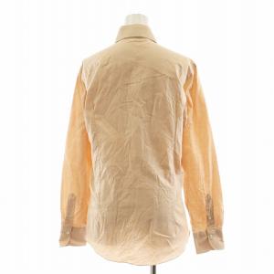 Finamore シャツ ブラウス 長袖 コットン 44 ピンクベージュ FNL23SS0075 /AN35