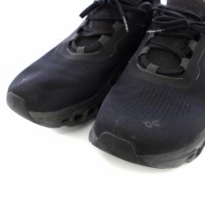 ON On Cloudmonster 1 M All Black スニーカー クッショニングシューズ US10.5