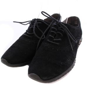 バレエシューズ フラット レザー 革 リボン ロゴ 大きいサイズ