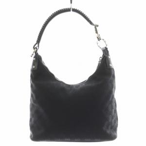 GUCCI GGキャンバス ワンショルダーバッグ ブラック 115003
