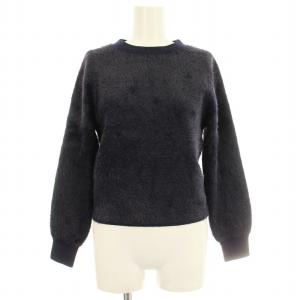 24SS エトワールジャガードフェザー プルオーバー 10241816020 シャギーニット 長袖 36