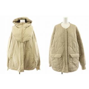 CALUX 22AW キルティングジャケット リバーシブル F ベージュ CA22-DEU32