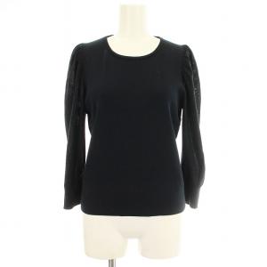 24SS シアースリーブギャザー プルオーバー 10241816780 カットソー パフショルダー 七分袖