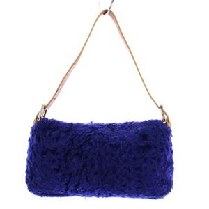 FENDI ラム マンマバケット パープル