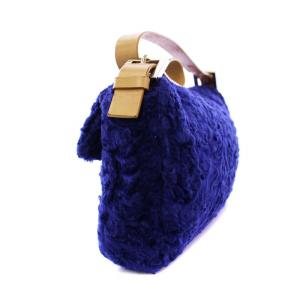 FENDI ラム マンマバケット パープル