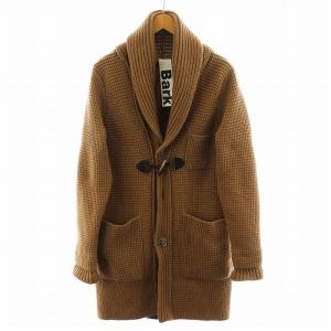 ニットダッフルコート XS ブラウン