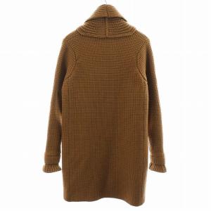 Bark ニットダッフルコート XS ブラウン