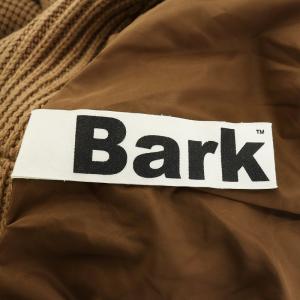 Bark ニットダッフルコート XS ブラウン