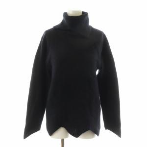 ニット セーター 長袖 タートルネック モヘヤ混 2 黒 ブラック IM71KN002 /AN30