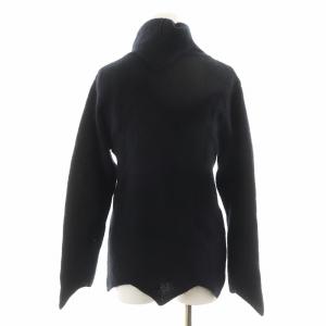 ISSEY MIYAKE ニット セーター 長袖 タートルネック モヘヤ混 2 黒 ブラック IM71KN002 /AN30