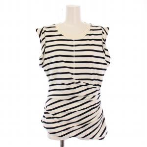 24SS Twisted Stripe Tank ツイストストライプタンク カットソー クルーネック ノースリーブ