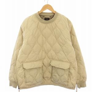 ミリタリー ダウンプルオーバー 長袖 M ベージュ 100PML-1 /BM