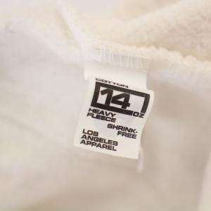Los Angeles apparel 14oz スウェットパンツ 裏起毛 パンツ M 白 ホワイト /G