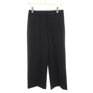 New Lucent Fandora ハイライズ ストレート ワイドパンツ スラックス 40 紺 /YM