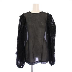 シアーシャツ 36 ブラック