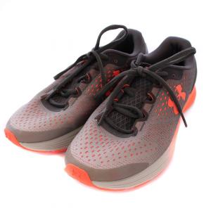 CHARGED BANDIT4 スニーカー シューズ US7.5 グレー オレンジ 3020357-101