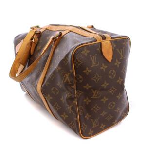 LOUIS VUITTON サックスプール35 モノグラム ボストンバッグ ブラウン