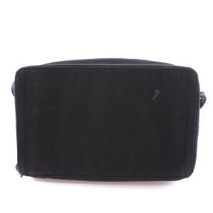 PRADA ショルダーバッグ ナイロン 三角プレート ブラック