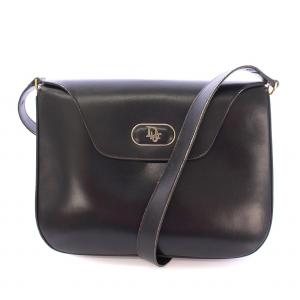 ショルダーバッグ レザー ロゴ 黒 ブラック /BB OH