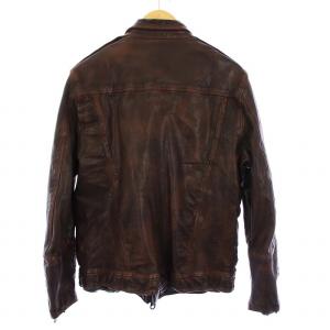 ISAMU KATAYAMA BACKLASH ゴートタンニン製品染めA2ニューフライトジャケット 2 ブラウン 1909-04