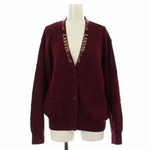 GOLF カーディガン ロゴ 長袖 L ボルドー /DK