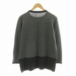 Salvatore Ferragamo ニット セーター プルオーバー 長袖 M グレー /NQ