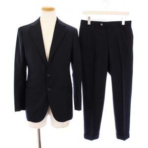 シングルスーツ テーラードジャケット パンツ スラックス 44 ネイビー 1123-259-5431 /KH
