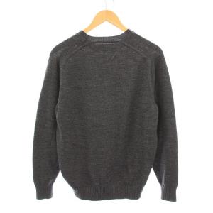 UNITED ARROWS ニット セーター クルーネック 長袖 S グレー 1113-299-4950 /YM