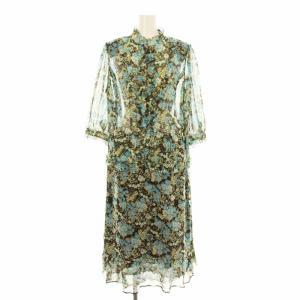 Premiere 1901585 1901584 セットアップ 上下 シャツ 七分袖 フリル フレアスカート