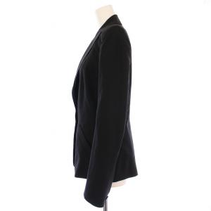 GIVENCHY テーラードジャケット アウター シングル 総裏地 ウール ストレッチ 38 黒 ブラック /BB